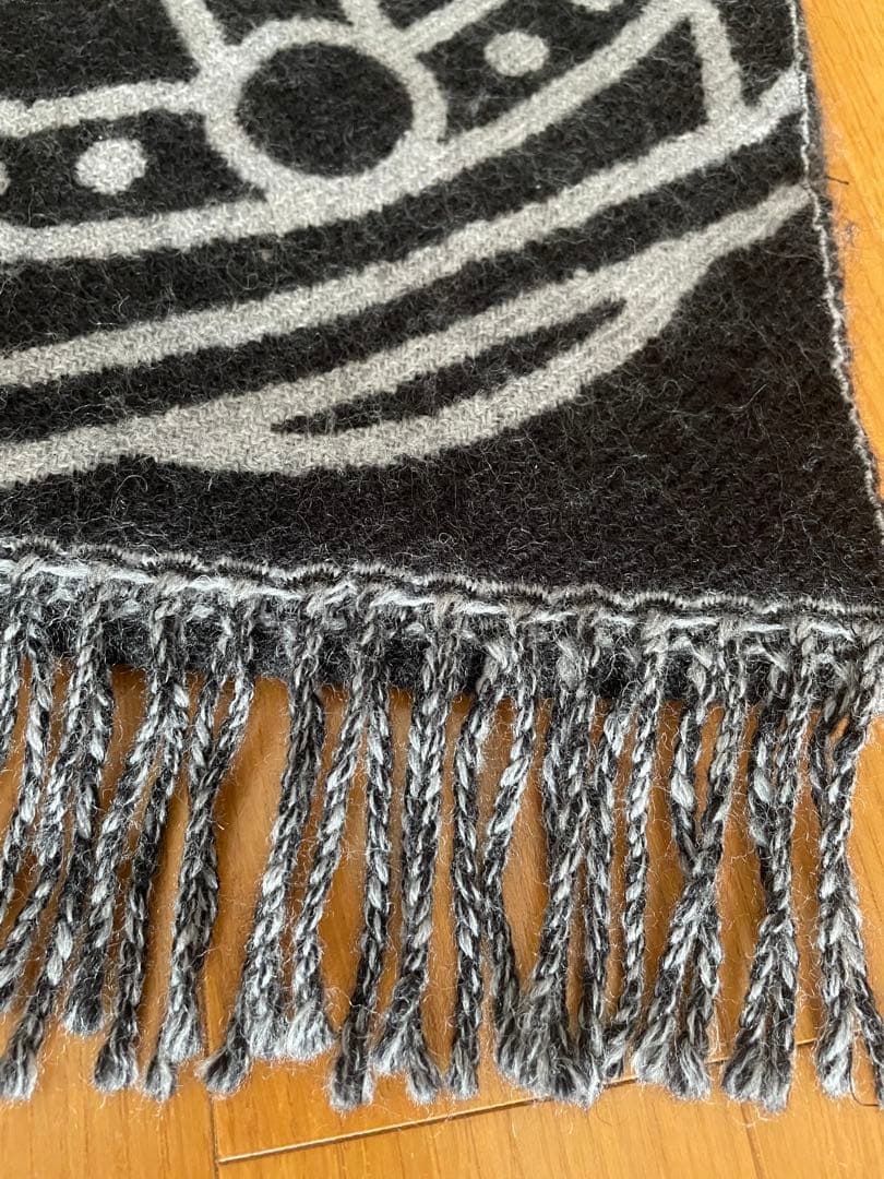 VIVIENNE WESTWOOD★ビッグオーブ★ウール100%★上質マフラー