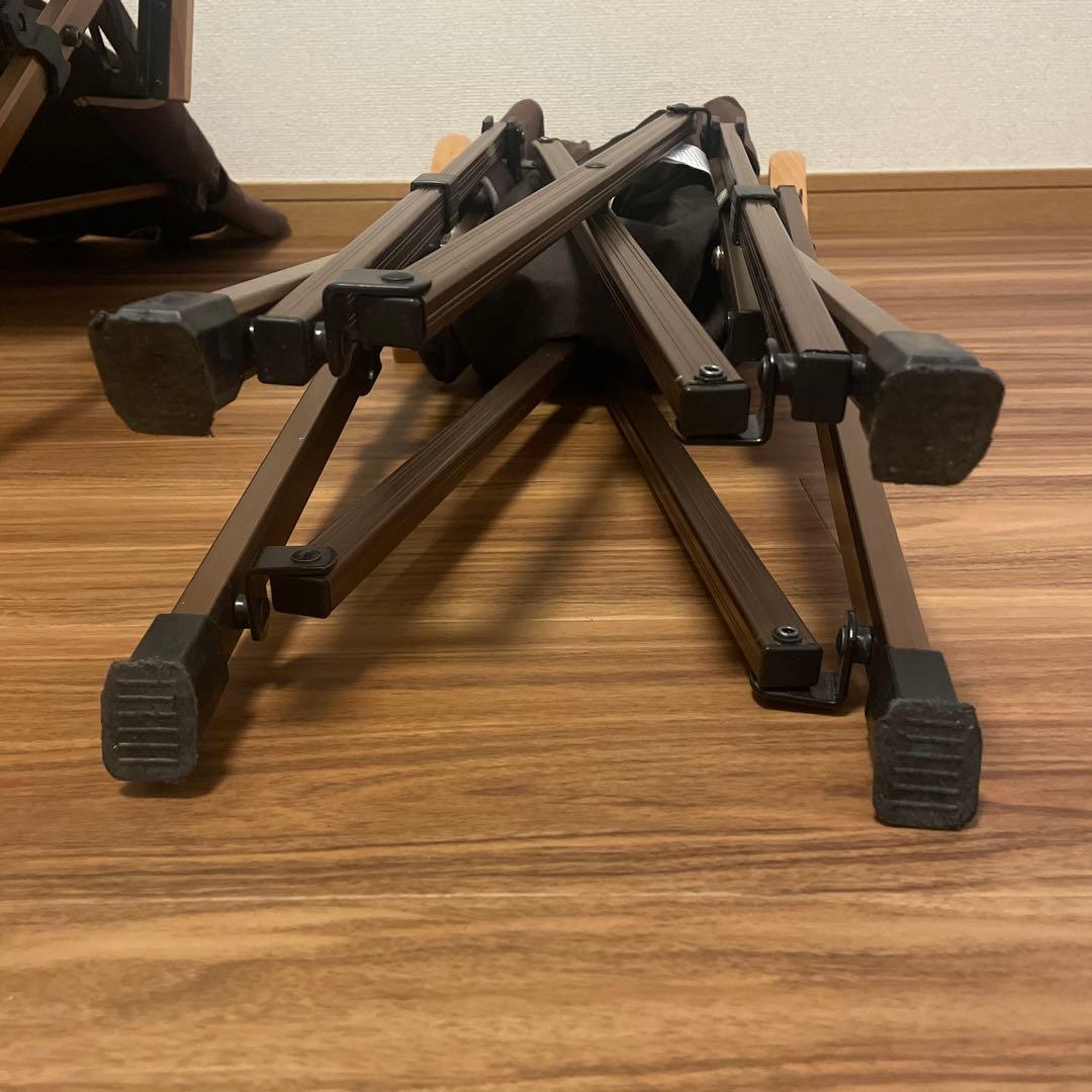 コールマン　コンフォートマスターチェア 折りたたみ式 ブラウン 2脚セット