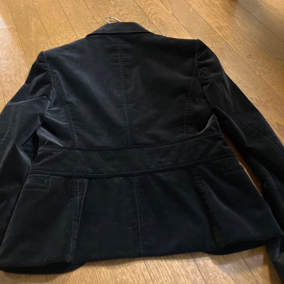 GUCCI ブラック ベロア　テーラードジャケット　トムフォード期
