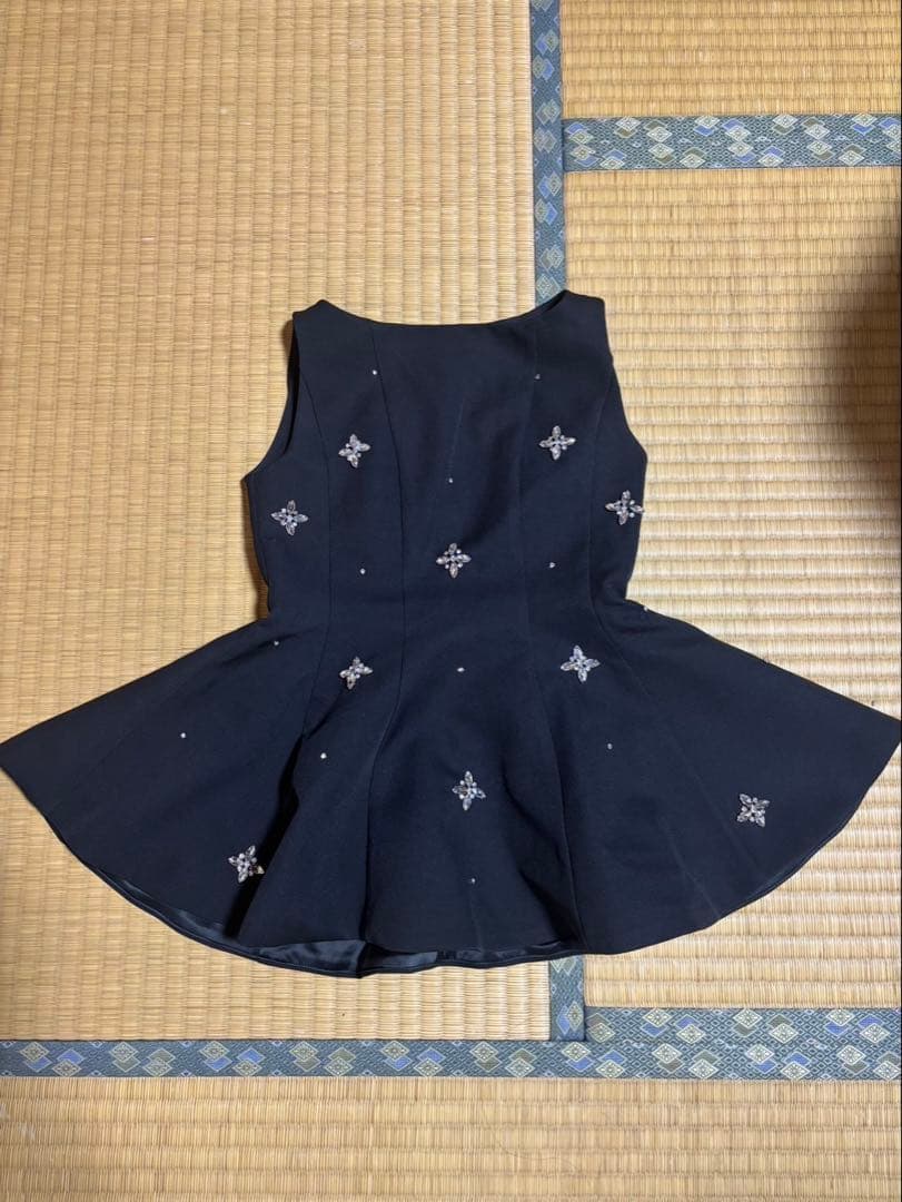 Darich ダーリッチ ビジューフレアバルーンミニドレス