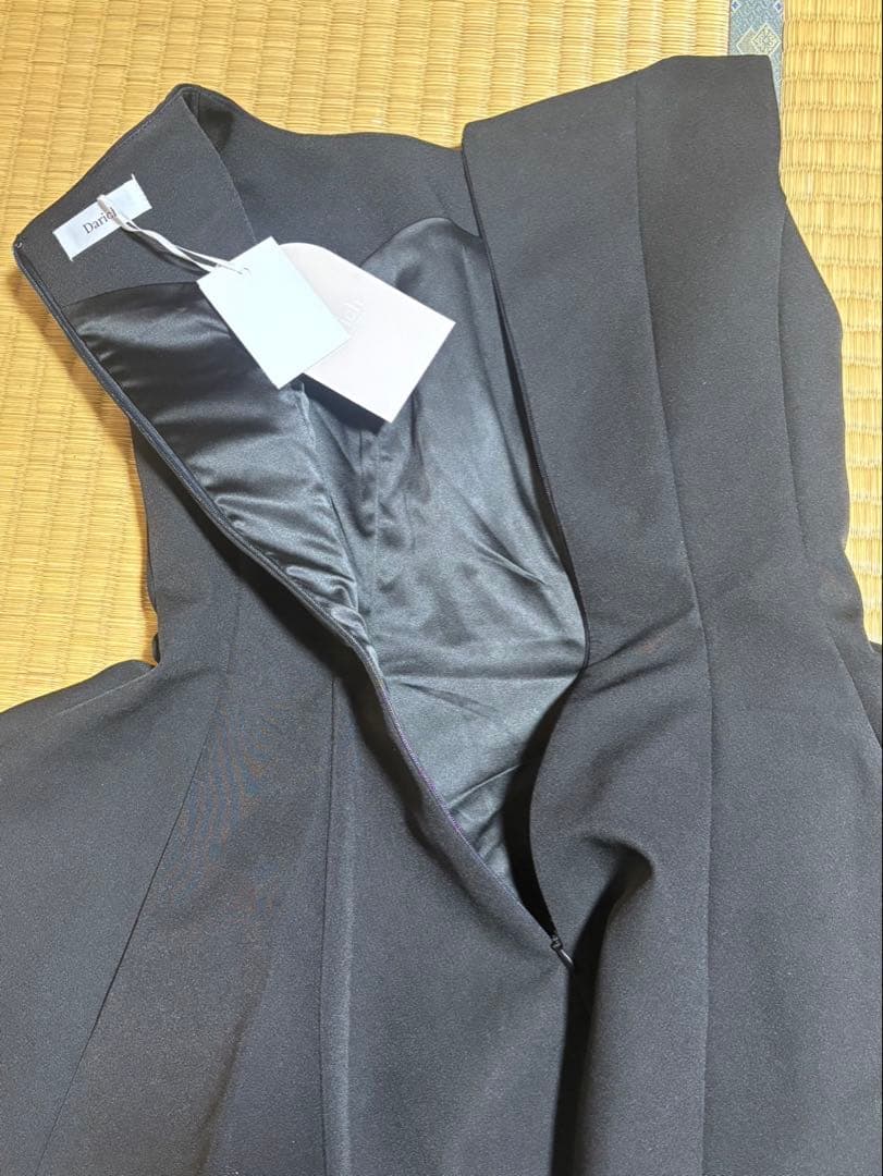 Darich ダーリッチ ビジューフレアバルーンミニドレス