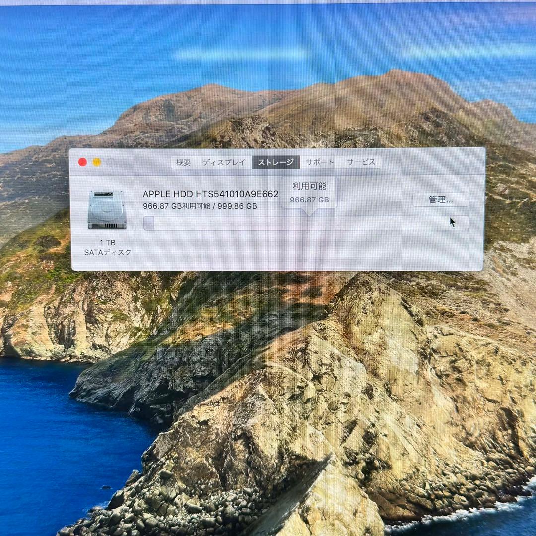 iMac 21.5インチ Retina｜Core i5｜8GB｜1TB HDD