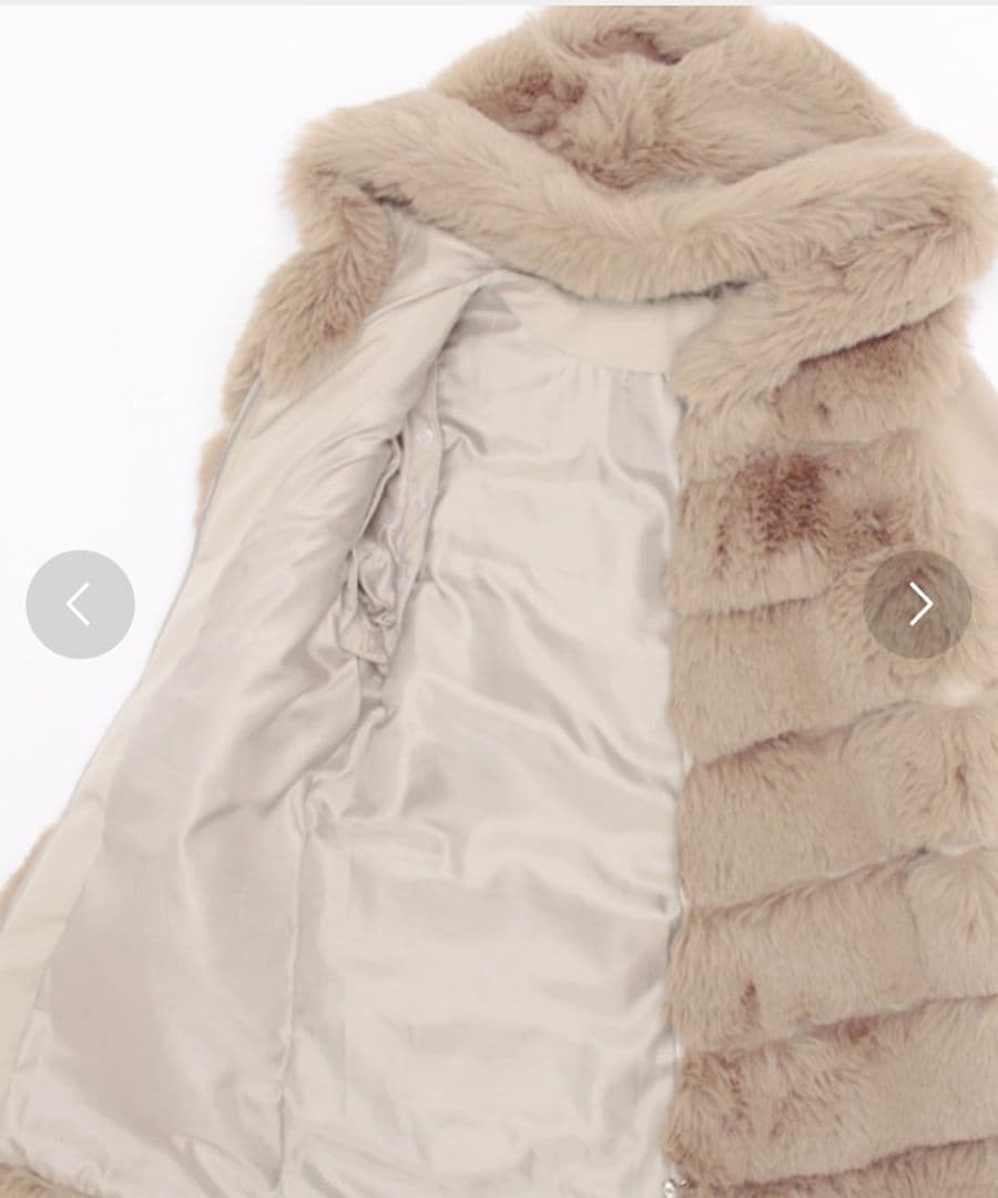 【JENNE】２wayファーベスト＆コート