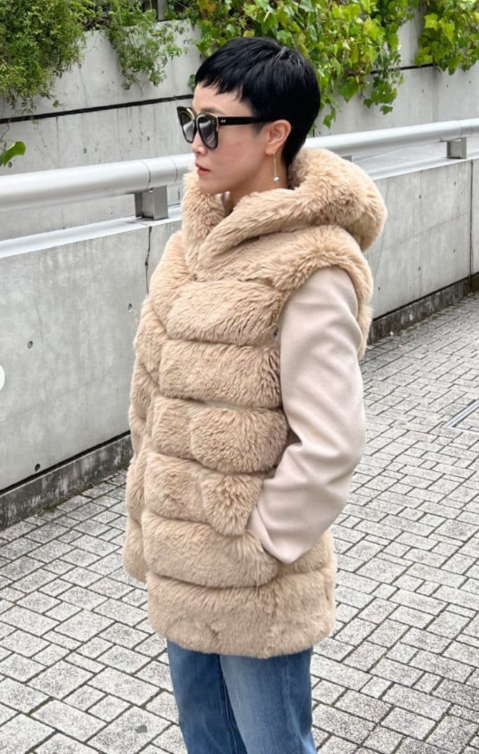 【JENNE】２wayファーベスト＆コート