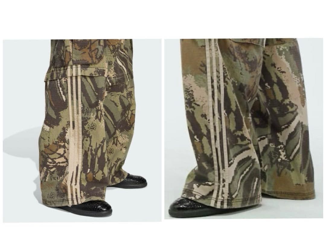 【正規品】美品 即完売 adidas ジップオフカーゴパンツ 迷彩 マルチカモ