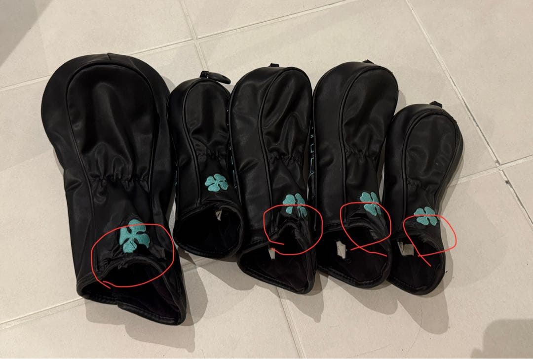 BAILDO キャディバッグ ブラック／ターコイズブルー