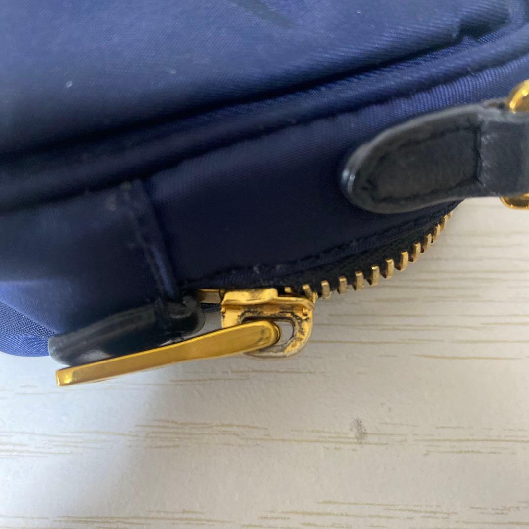 PRADA ネイビー ショルダー 1NF727 TESSUTO FIOCCO