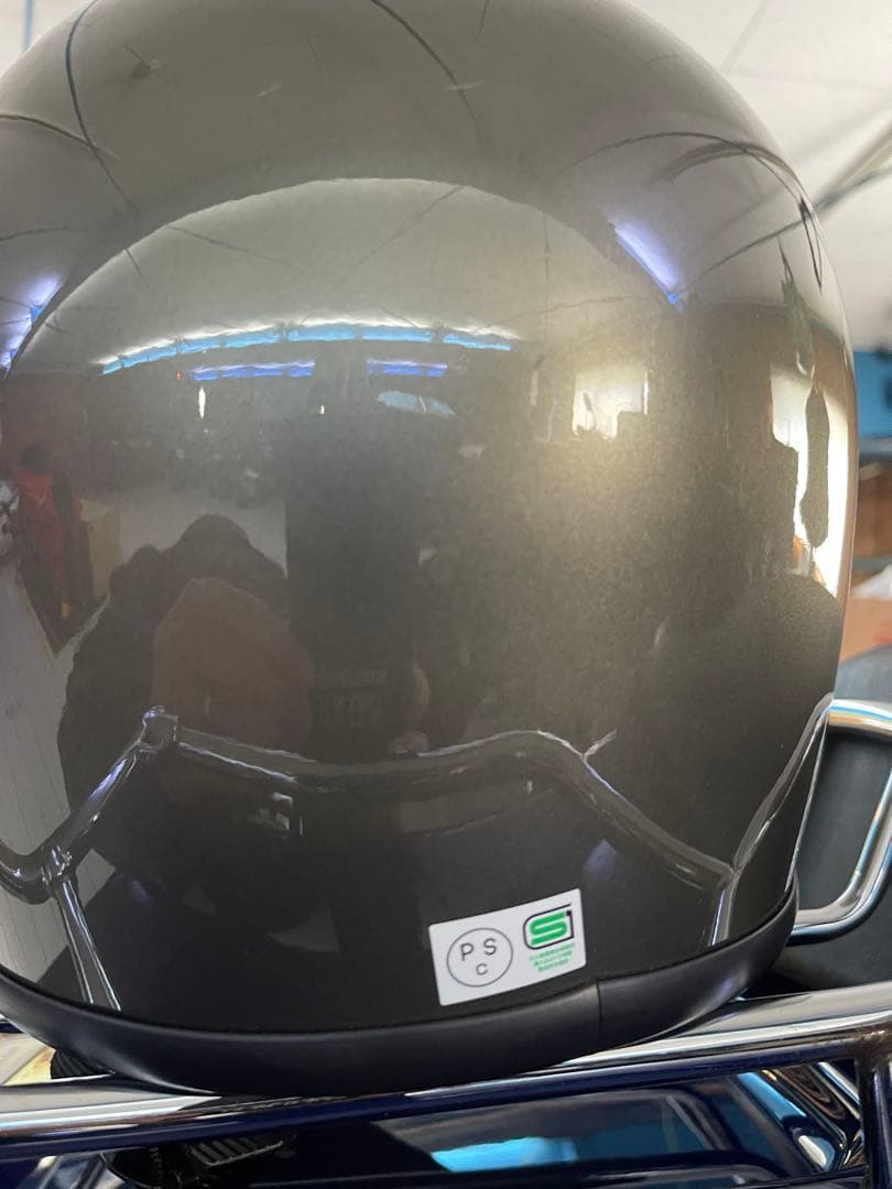 ト*ヤ様 HORIZONシルバーフルフェイスヘルメット ミラーシールドXL