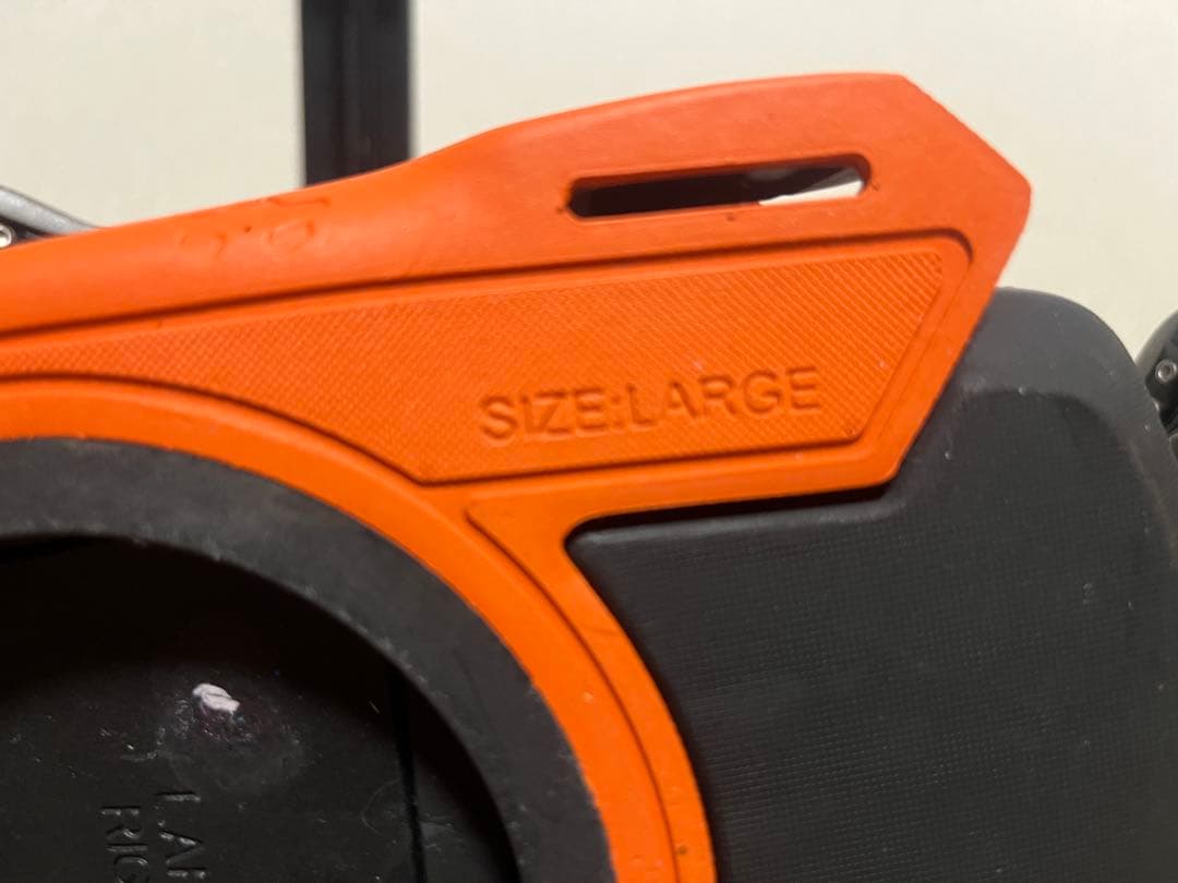 ROME CRUX 19-20スノーボードビンディング オレンジ　Ｌサイズ