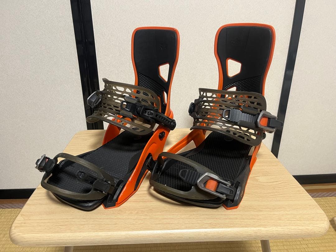 ROME CRUX 19-20スノーボードビンディング オレンジ　Ｌサイズ