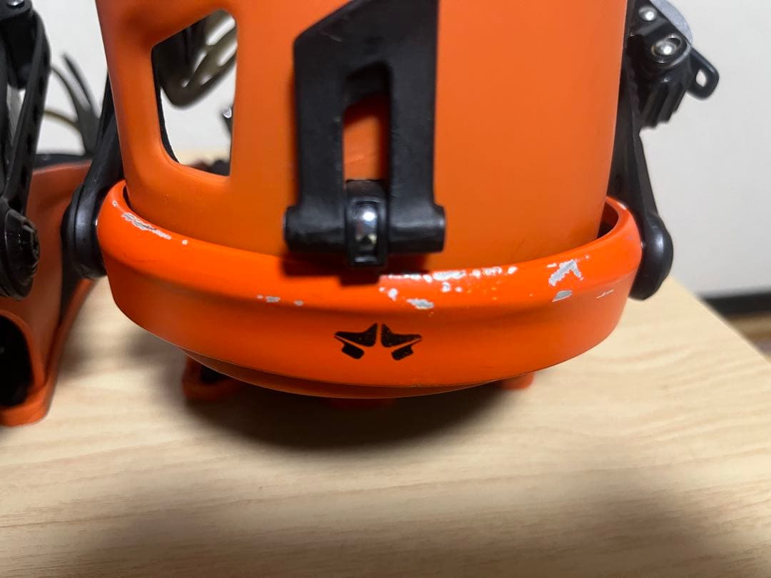 ROME CRUX 19-20スノーボードビンディング オレンジ　Ｌサイズ