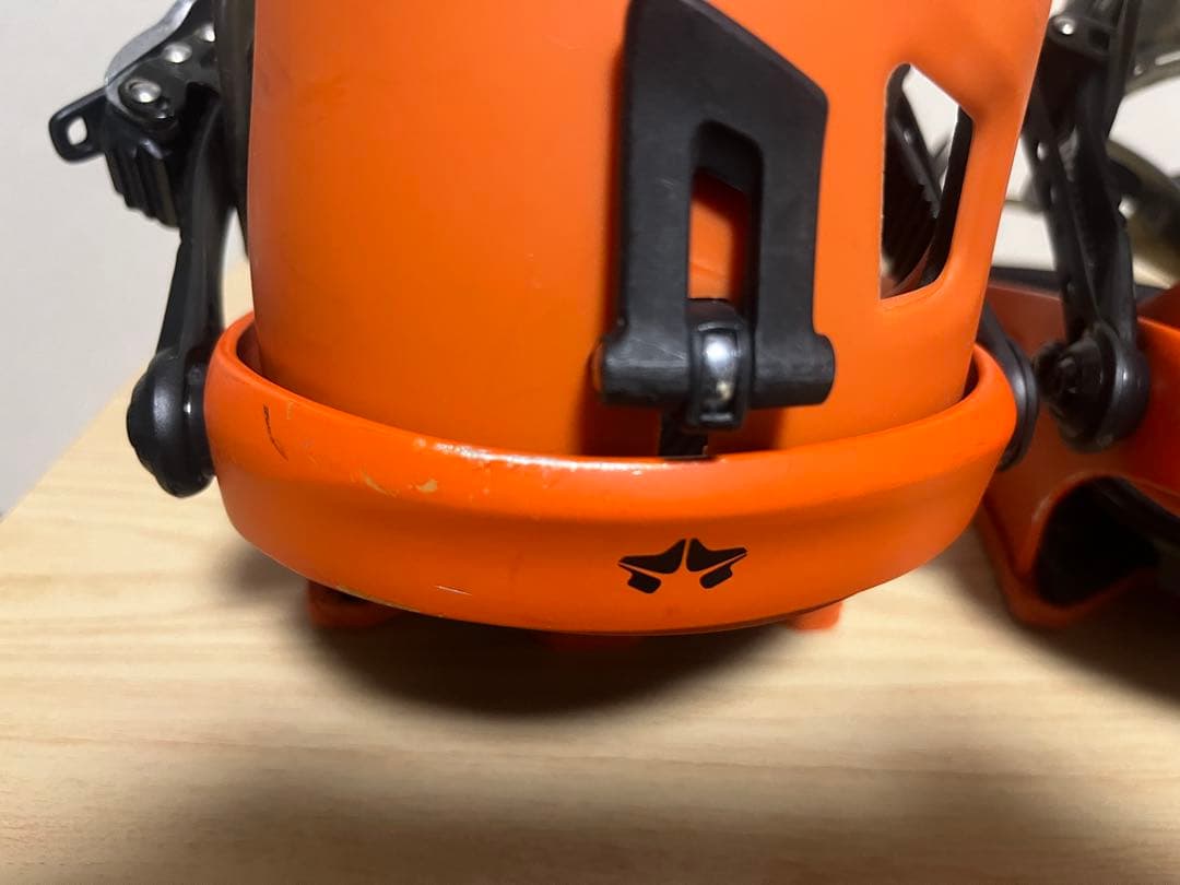 ROME CRUX 19-20スノーボードビンディング オレンジ　Ｌサイズ