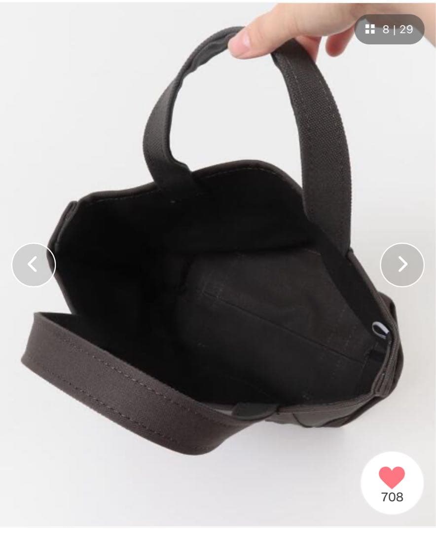 【未使用】ORCIVAL トートバッグ S チャコール