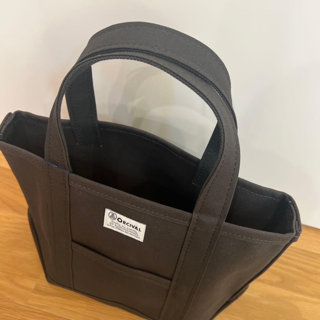 【未使用】ORCIVAL トートバッグ S チャコール