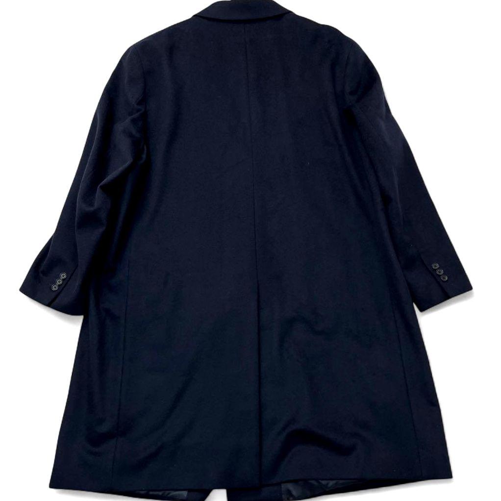 ✨新品未使用✨ユニクロ　カシミヤウール　4XL チェスターコート　紺　入手困難