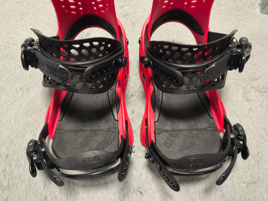 FLUX PR バインディング S レッド スノボ ビンディング