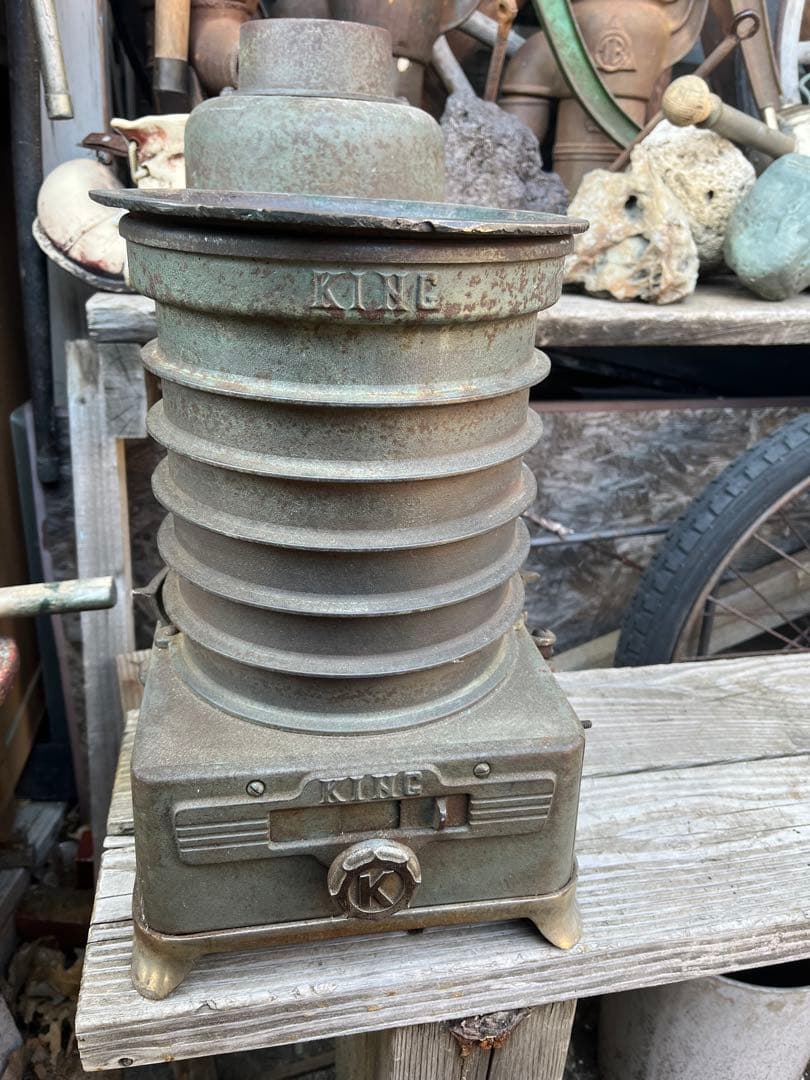 レトロ石炭ストーブ、薪ストーブ、昭和薪ストーブ、鋳物ストーブ、ダルマストーブ