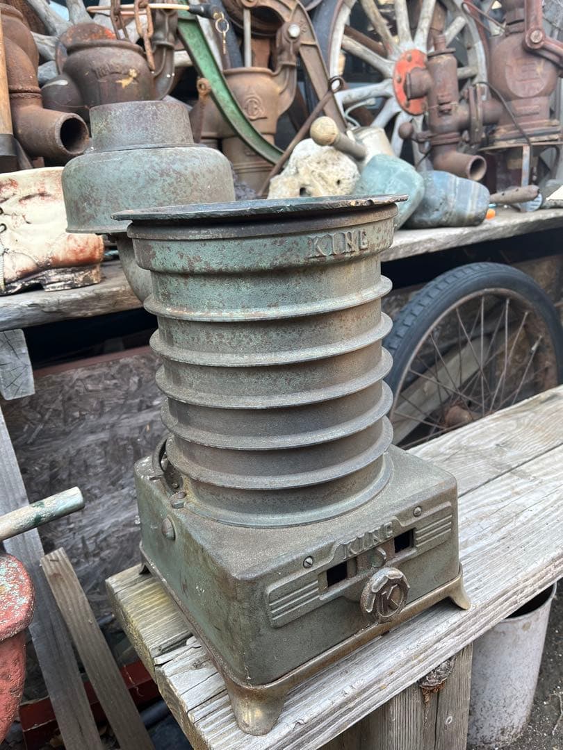 レトロ石炭ストーブ、薪ストーブ、昭和薪ストーブ、鋳物ストーブ、ダルマストーブ