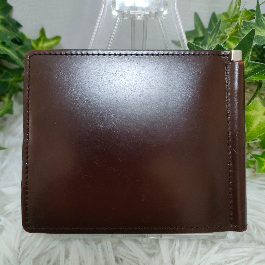 ソメスサドル マネークリップ ブラウン レザー SOMES SADDLE カード
