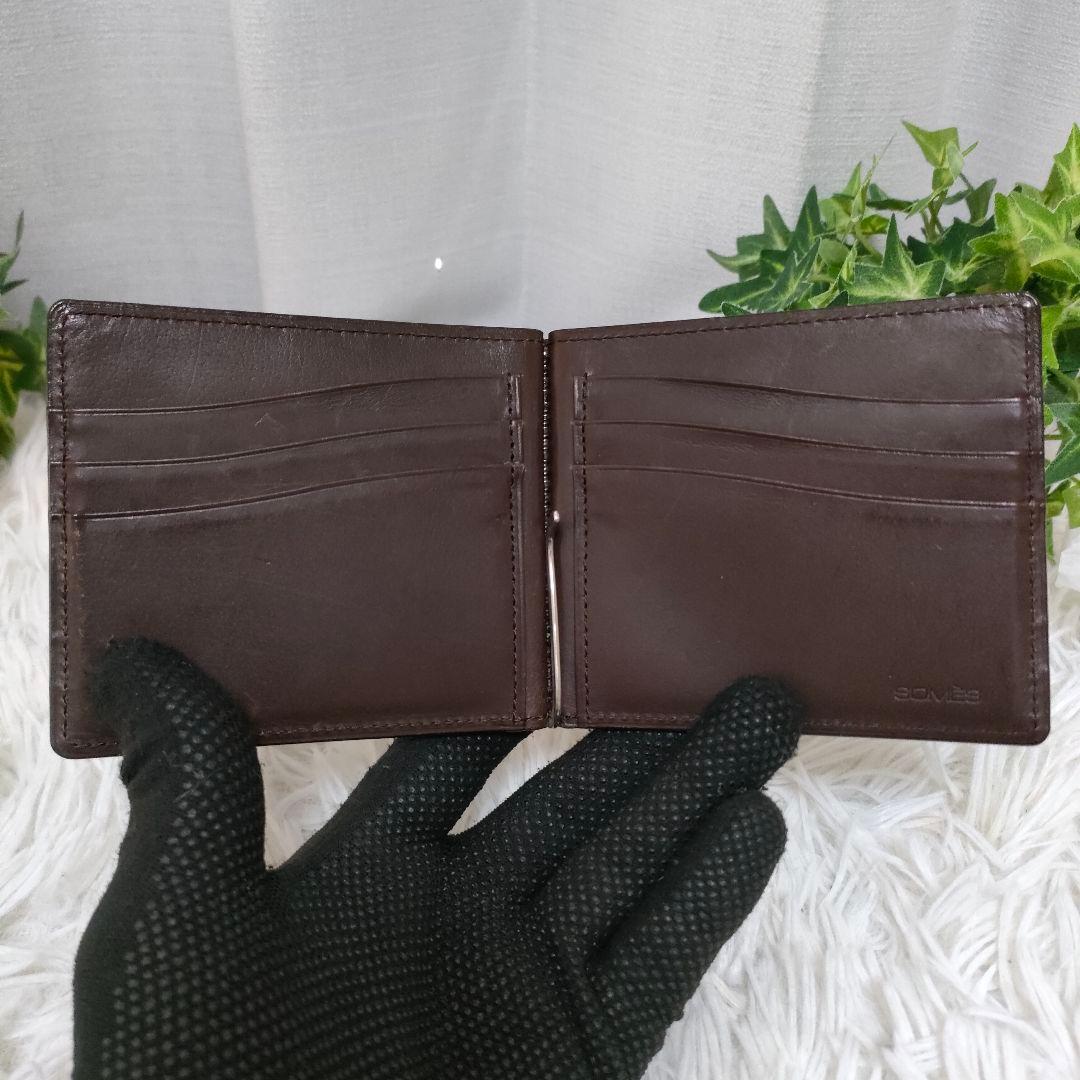 ソメスサドル マネークリップ ブラウン レザー SOMES SADDLE カード