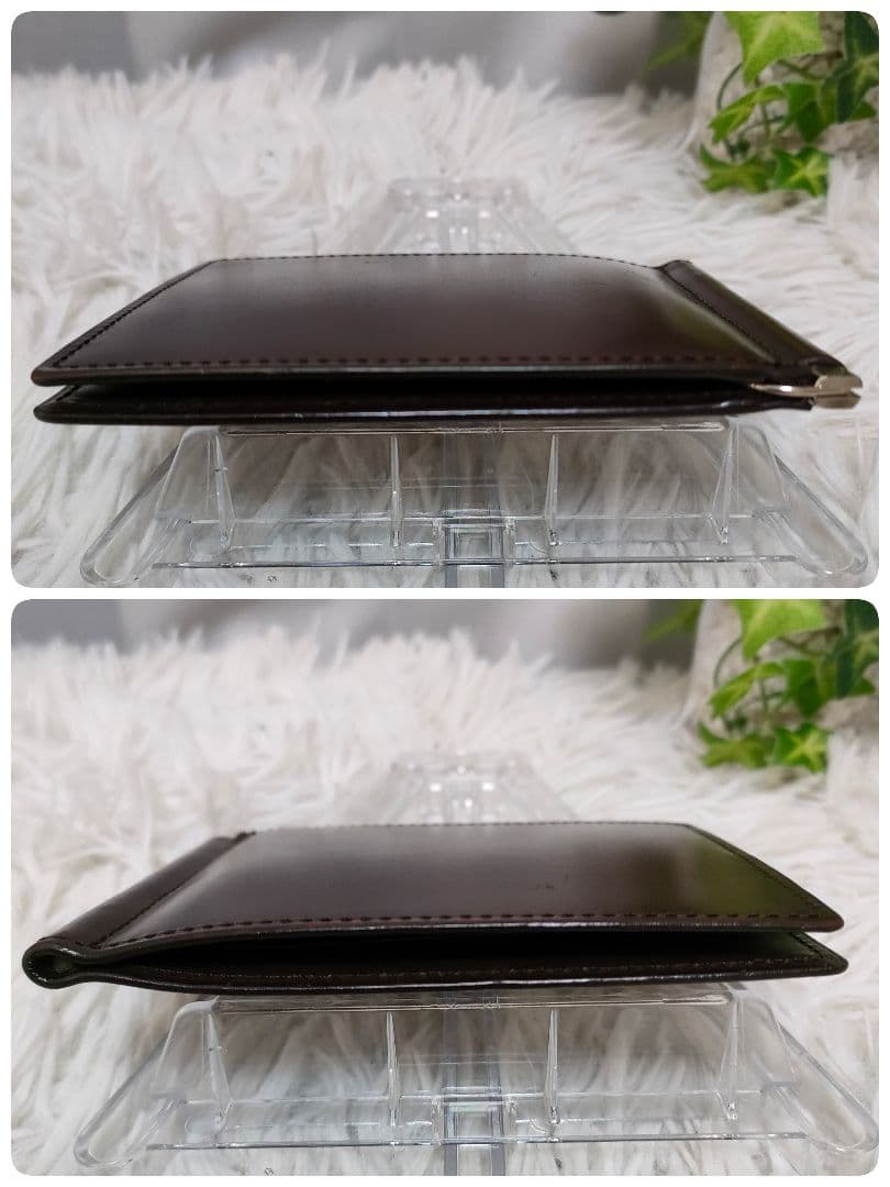 ソメスサドル マネークリップ ブラウン レザー SOMES SADDLE カード