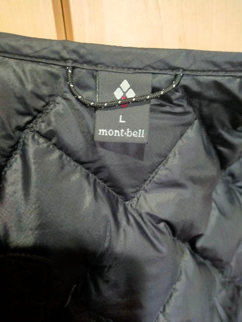美品♡モンベルスペリオダウンラウンドネックベスト　レディースＬ
