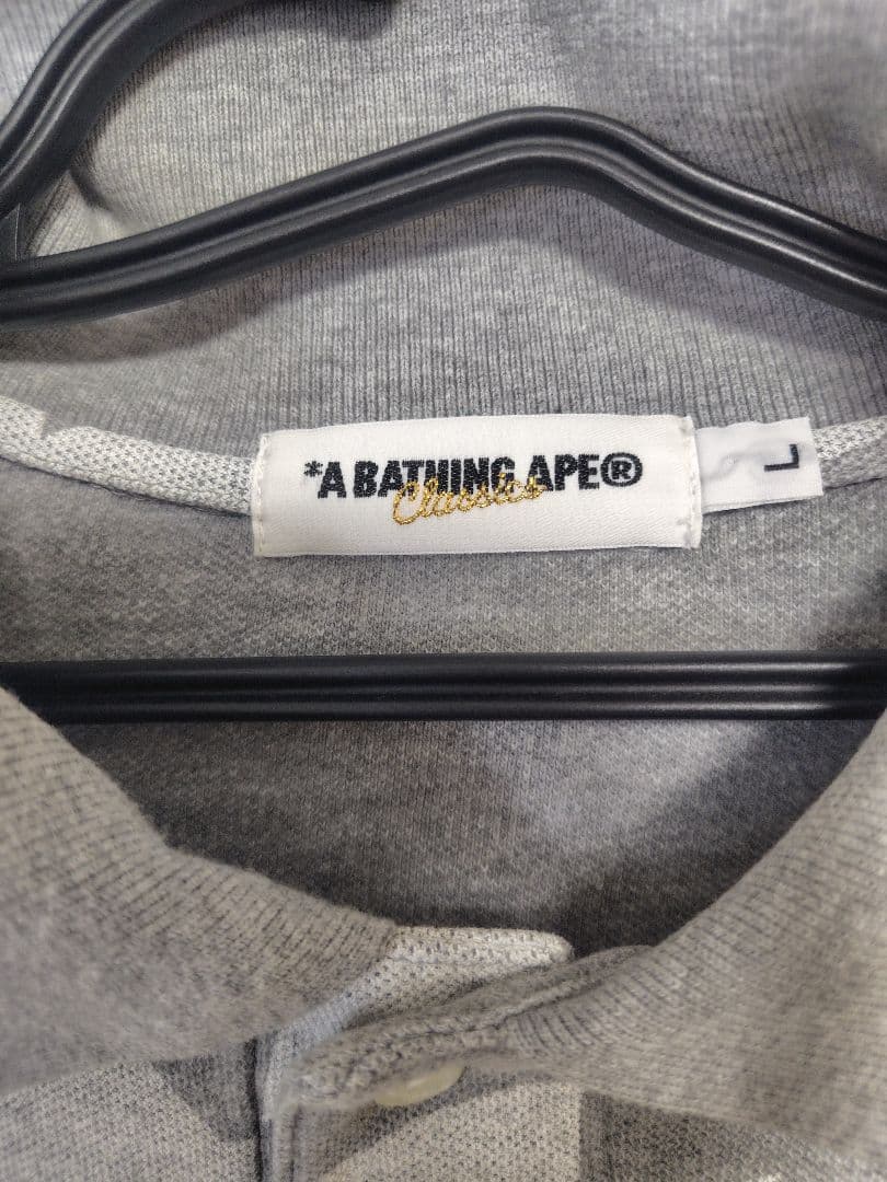 A BATHING APE 星柄ポロシャツスター