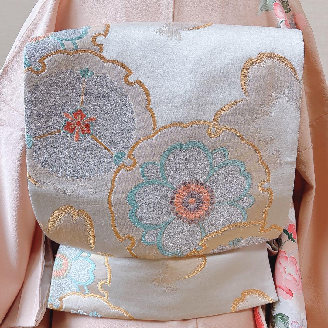 新品　訪問着 作家物　フルセット　裄66 加賀友禅 卒業式　入学式　M 伊達襟