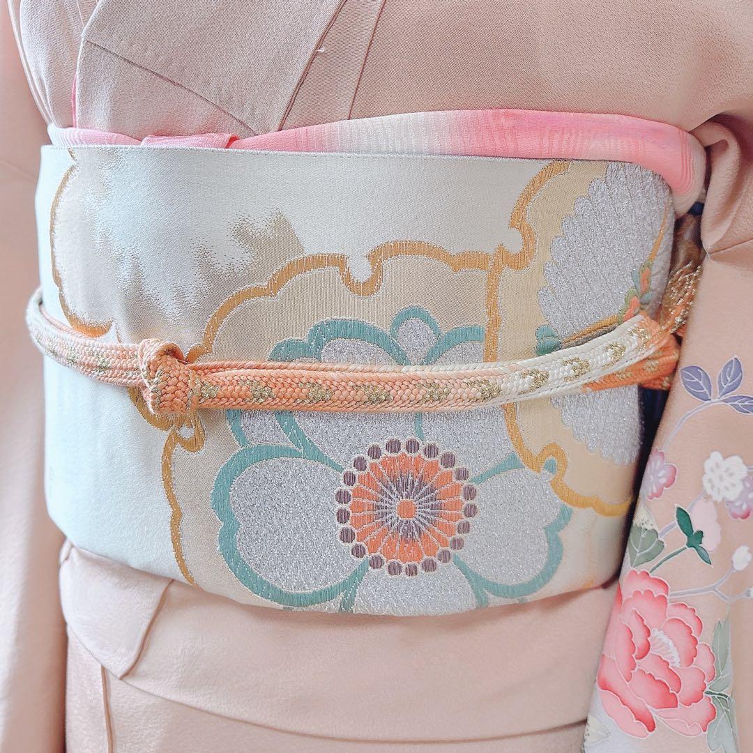 新品　訪問着 作家物　フルセット　裄66 加賀友禅 卒業式　入学式　M 伊達襟