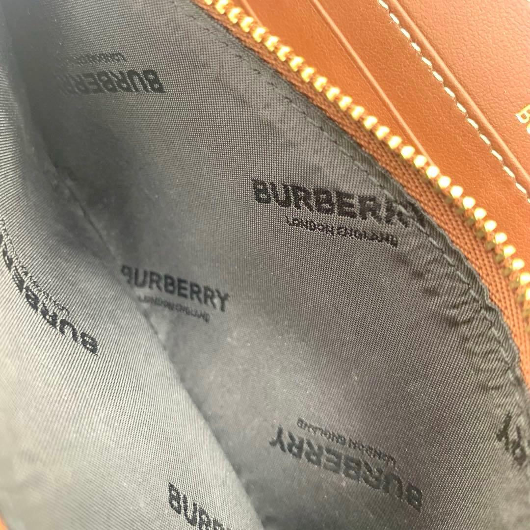 BURBERRY バーバリー ホースフェリープリント ラウンドジップ長財布