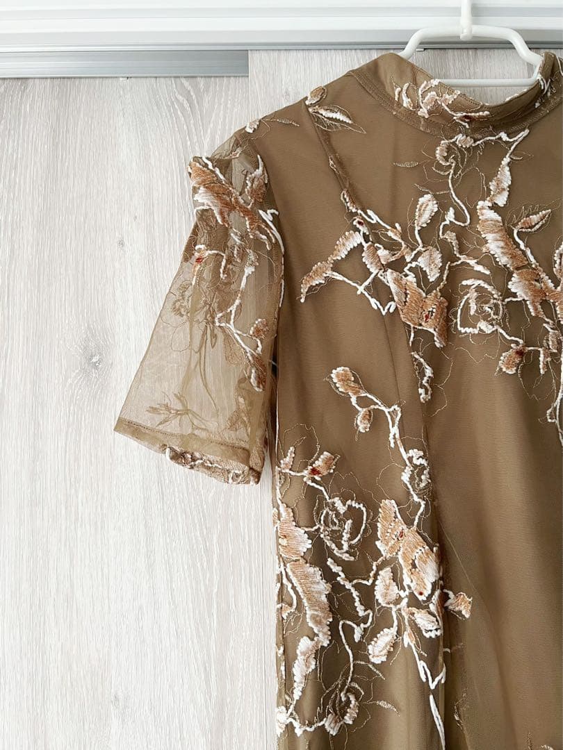 ワンピース 2WAY WILD ROSE CANVAS ART DRESS