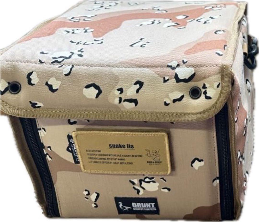 BRUNT スネークフィズ　タン　チョコチップケース ワッペン付 バリス