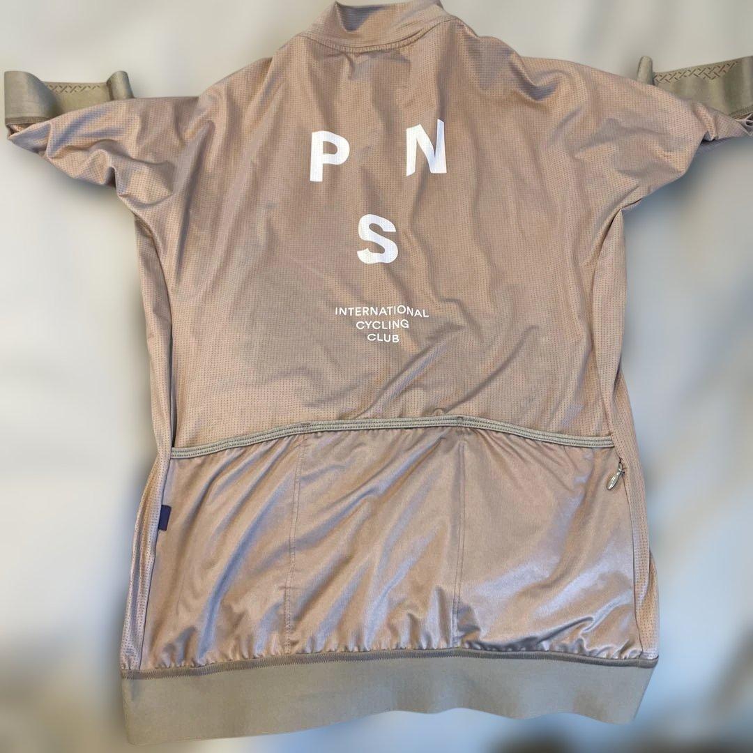 PAS NORMAL STUDIOS サイクルジャージ Lサイズ ベージュ系