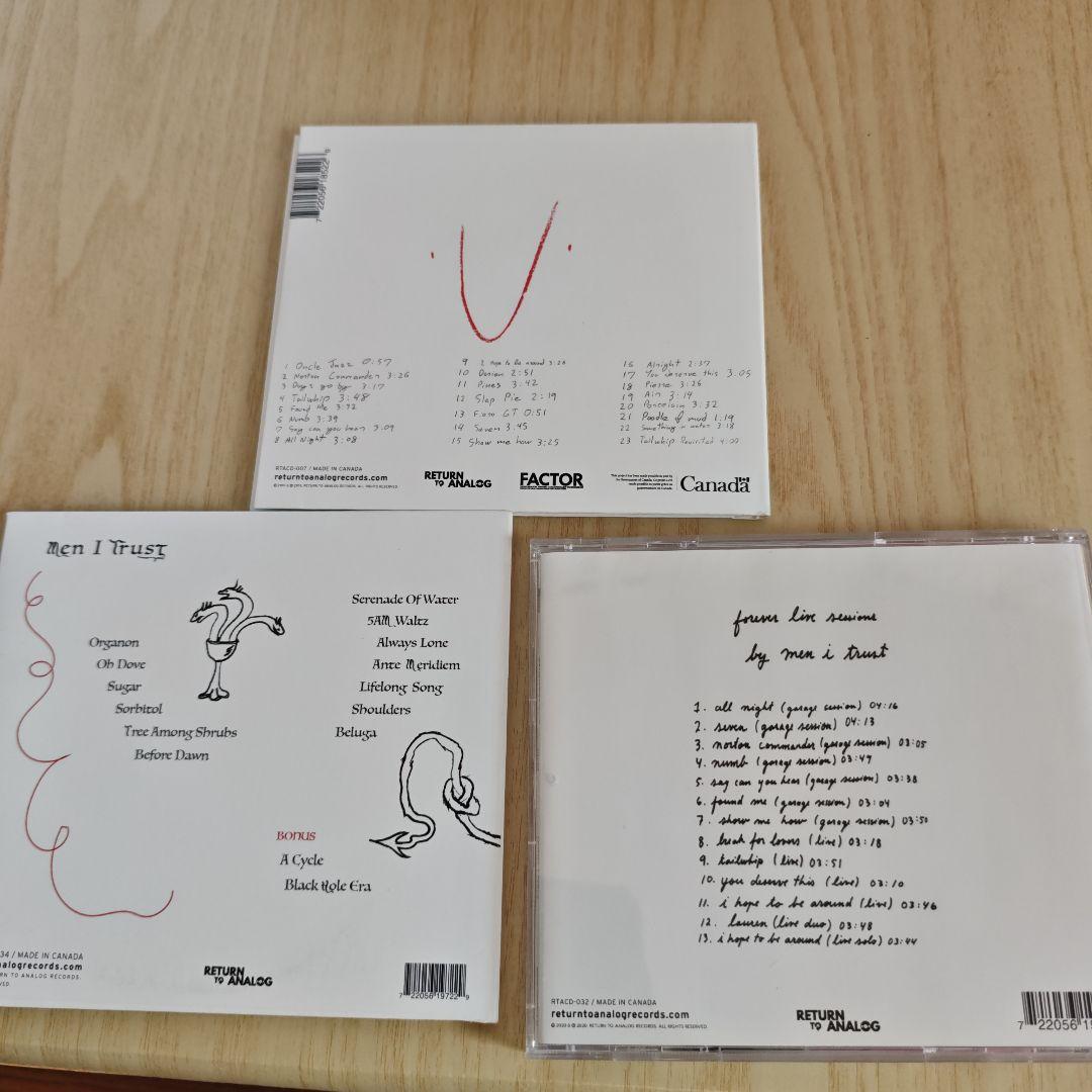 Men I Trust CD アルバム3枚セット
