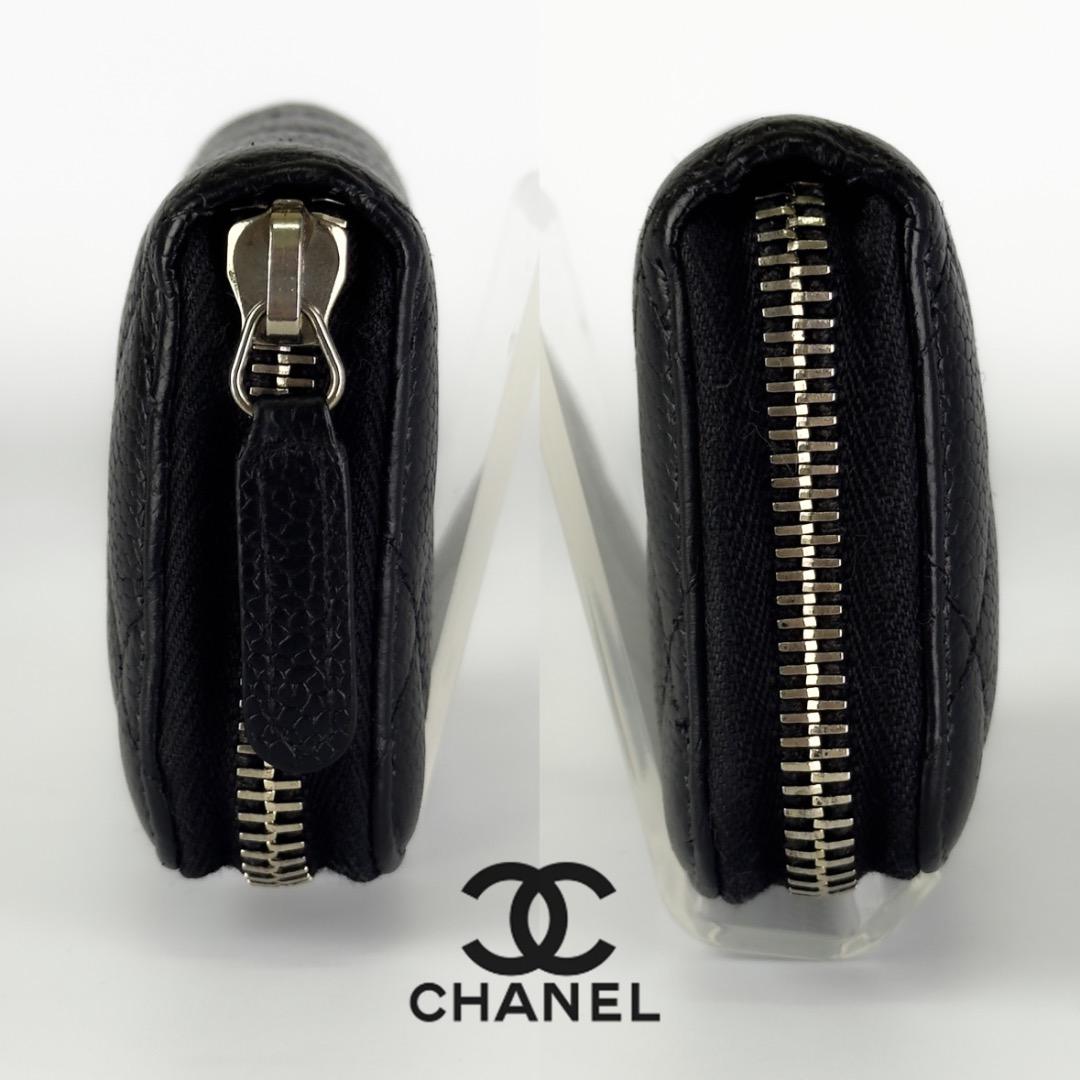 正規品　CHANEL シャネル　マトラッセ　ジップ　ケース　小銭入れ