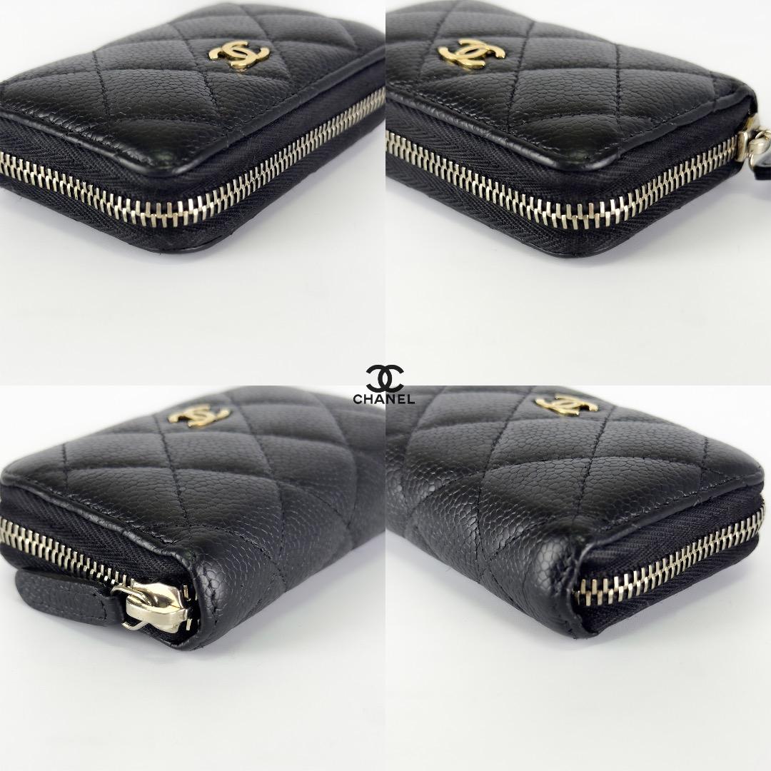 正規品　CHANEL シャネル　マトラッセ　ジップ　ケース　小銭入れ