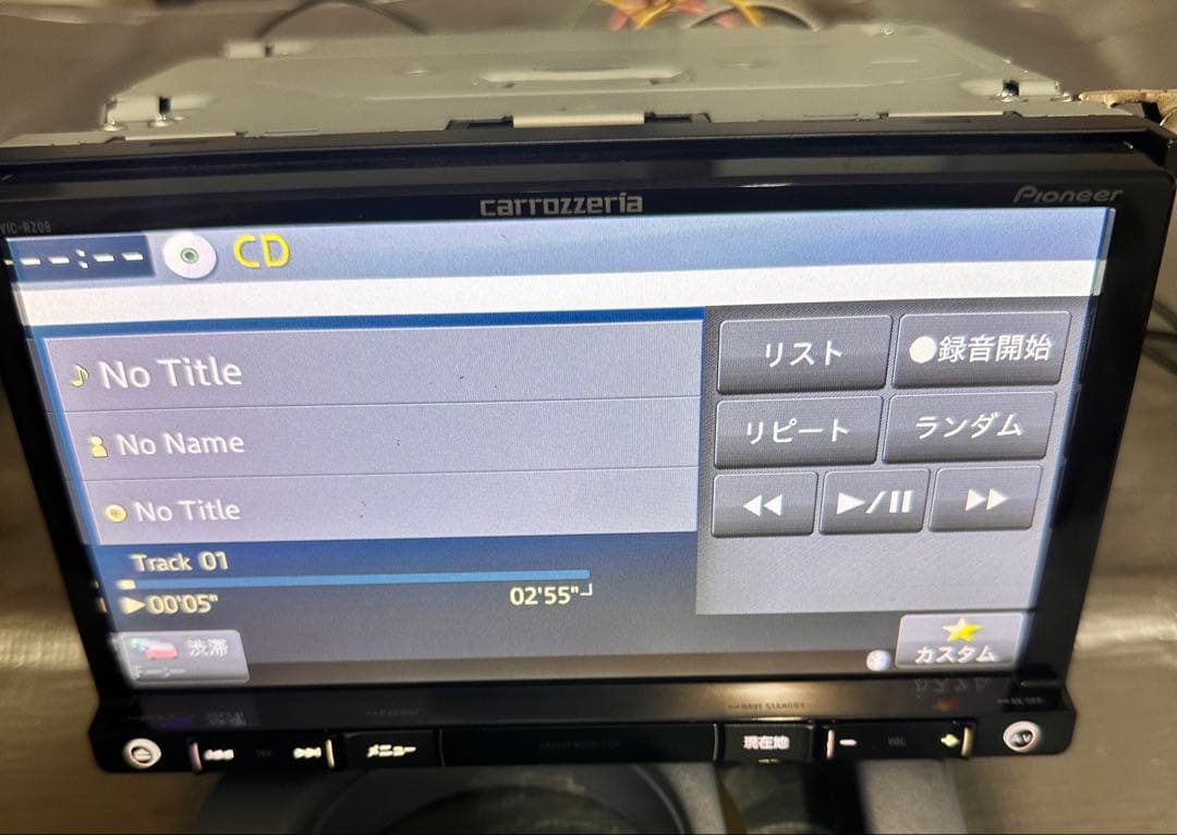 カーナビ Carrozzeria Pioneer AVIC-RZ09 2014