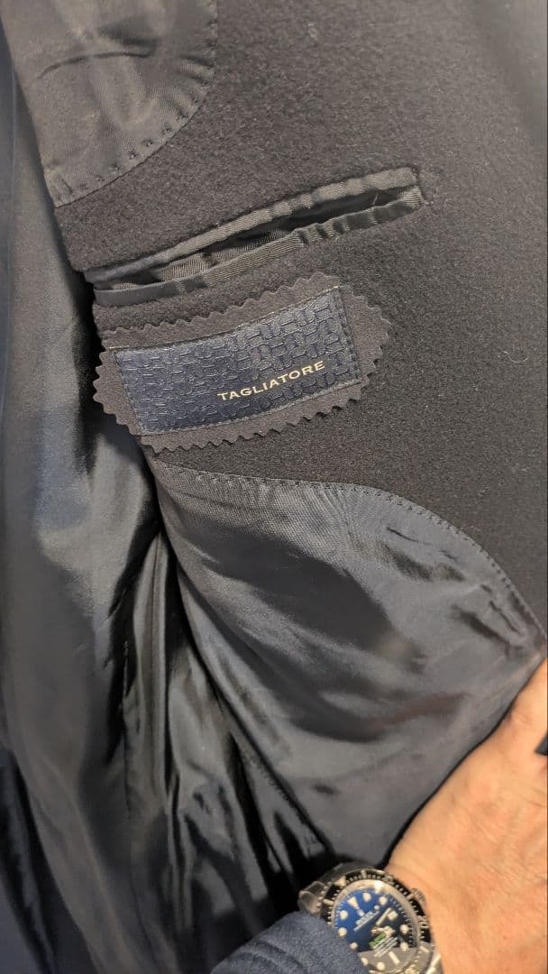 ✨名門タリアトーレ ビジネススーツ 黒 シングルブレスト‼️