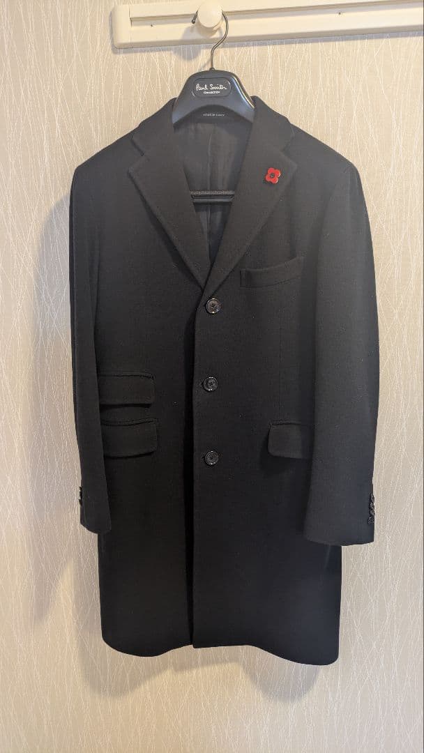 ✨名門タリアトーレ ビジネススーツ 黒 シングルブレスト‼️