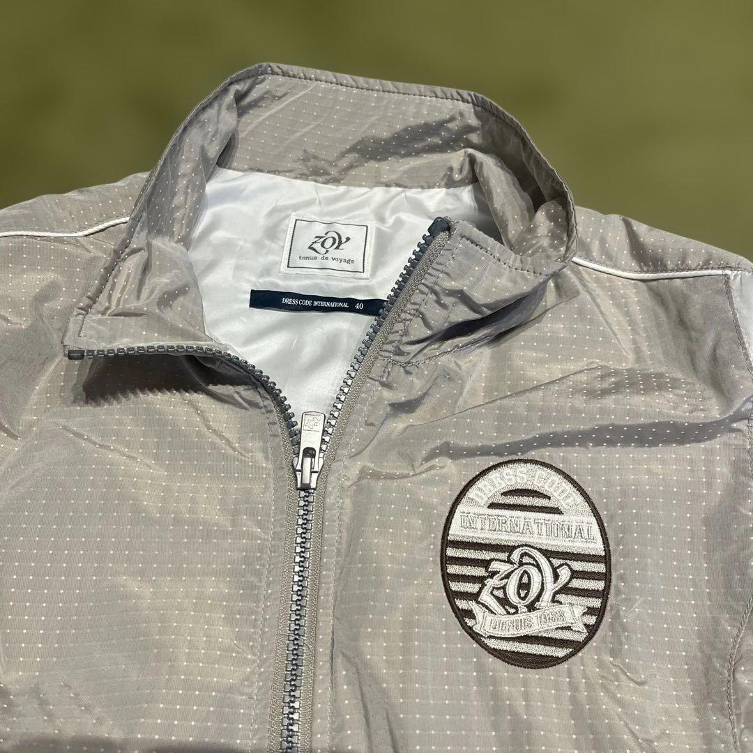 ＺＯＹジッパー付きジャケット レディース ホワイト&アイボリー