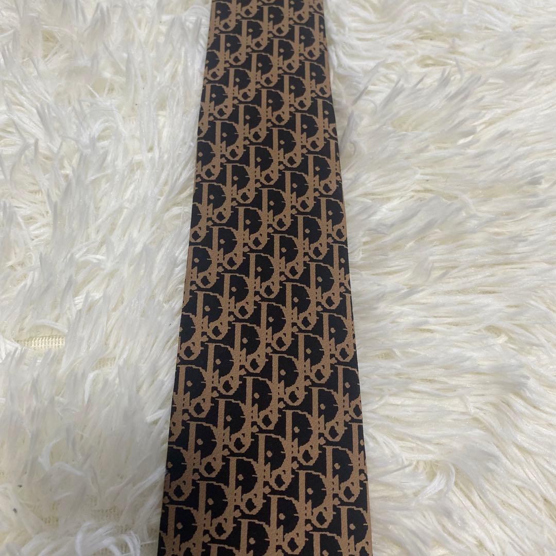 Christian Dior ネクタイ トロッター柄 シルク100% ディオール
