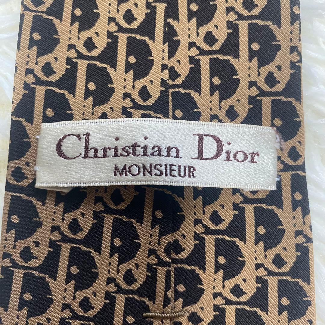 Christian Dior ネクタイ トロッター柄 シルク100% ディオール