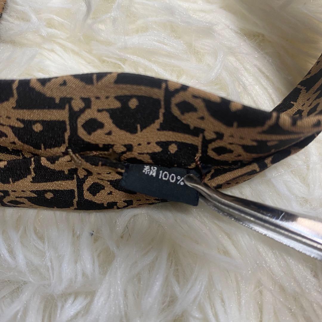 Christian Dior ネクタイ トロッター柄 シルク100% ディオール