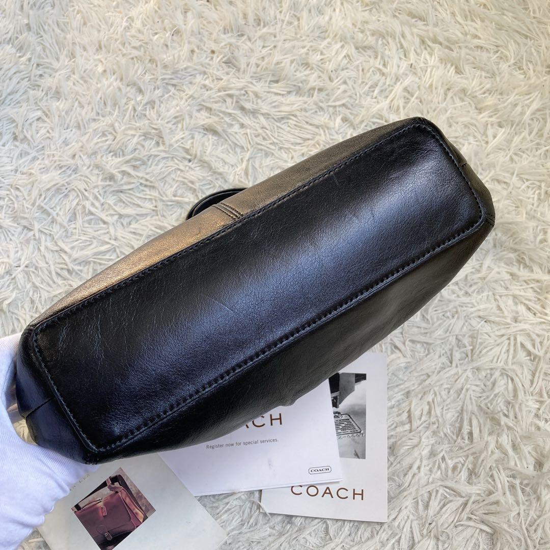 未使用級 vintage coach old ブラック 黒 アシュレイ