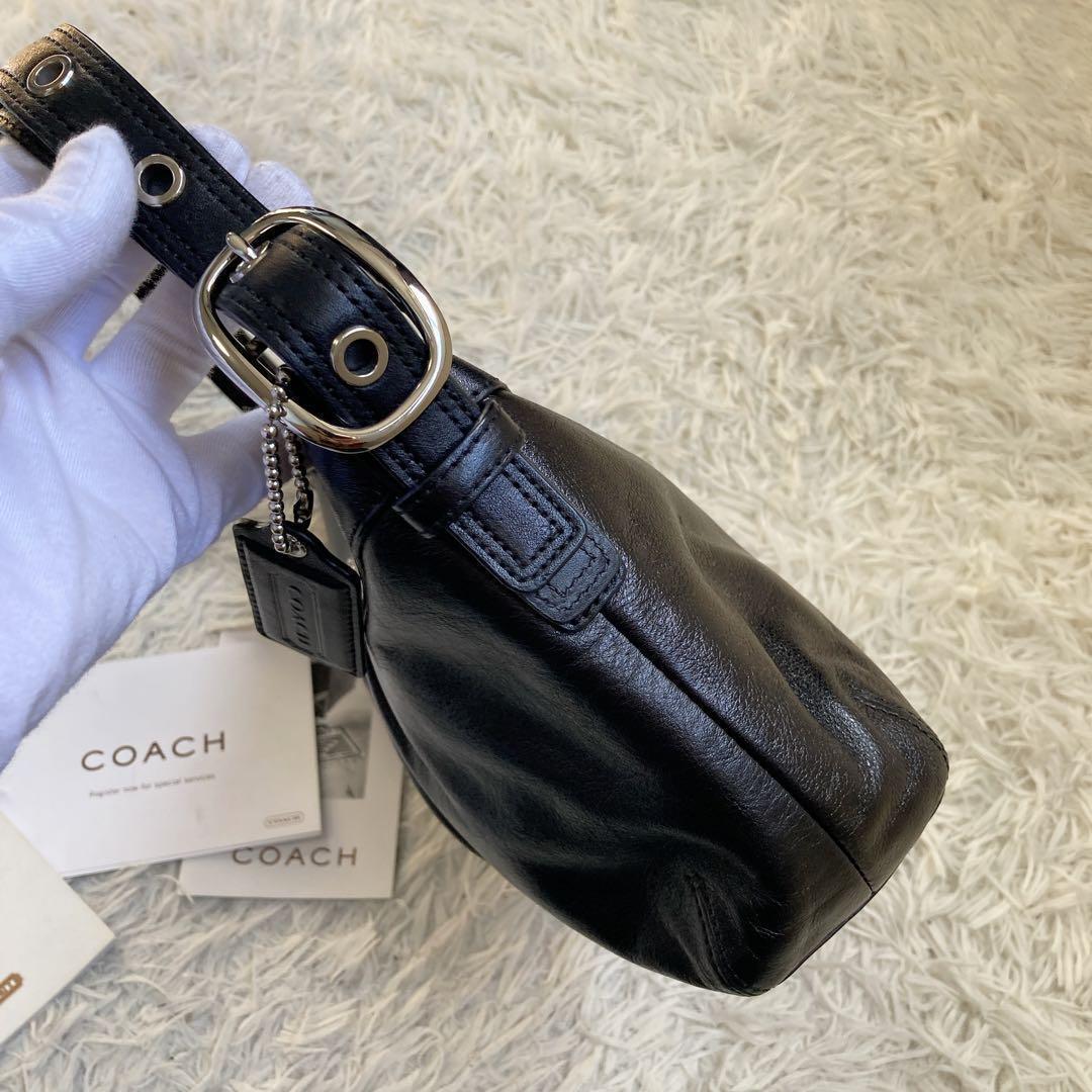 未使用級 vintage coach old ブラック 黒 アシュレイ