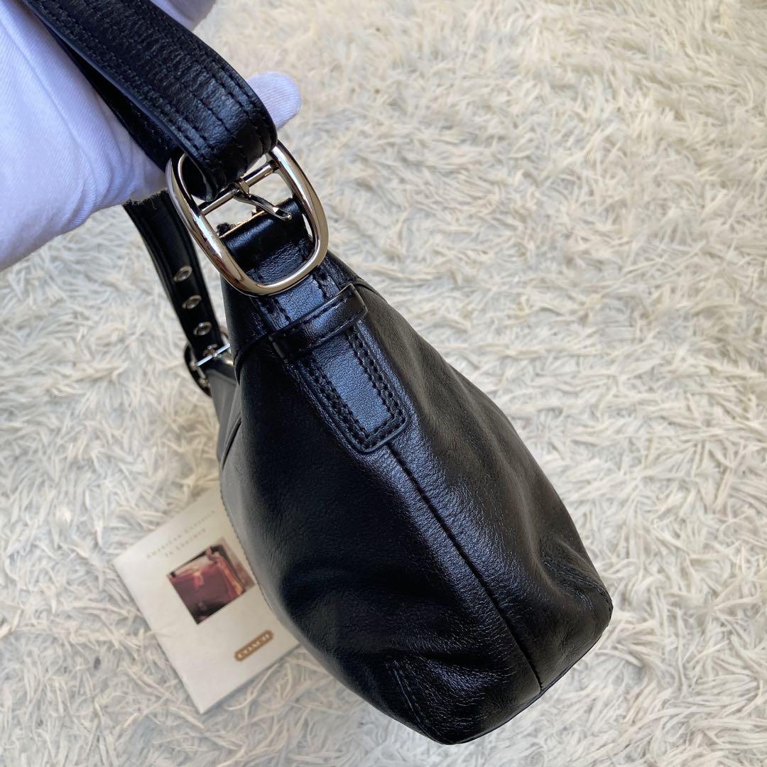 未使用級 vintage coach old ブラック 黒 アシュレイ