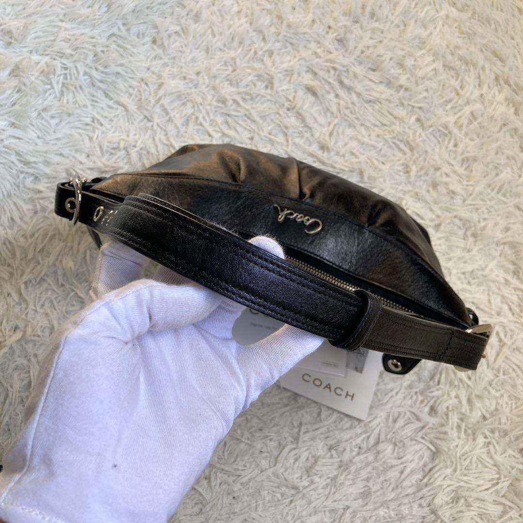 未使用級 vintage coach old ブラック 黒 アシュレイ