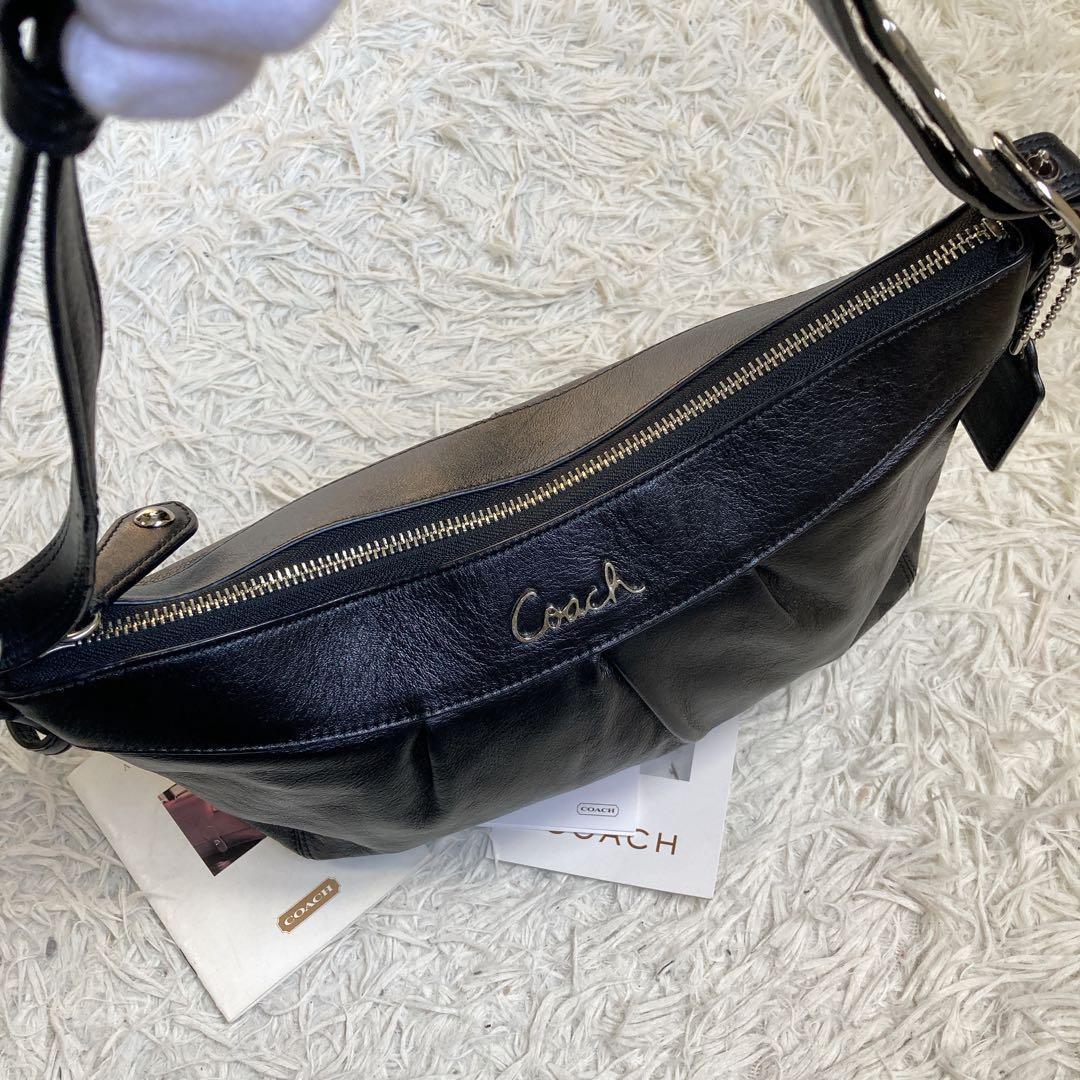 未使用級 vintage coach old ブラック 黒 アシュレイ