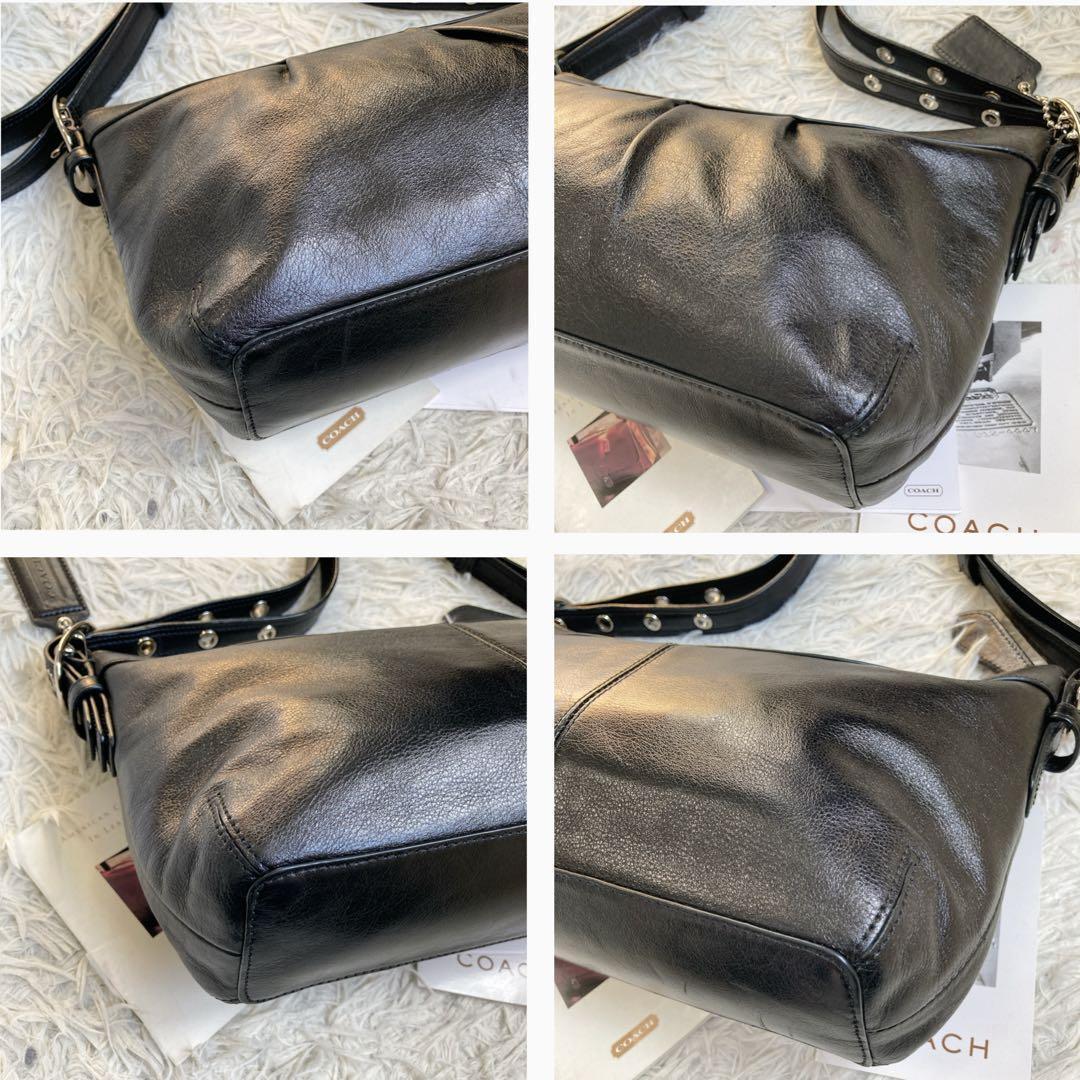 未使用級 vintage coach old ブラック 黒 アシュレイ