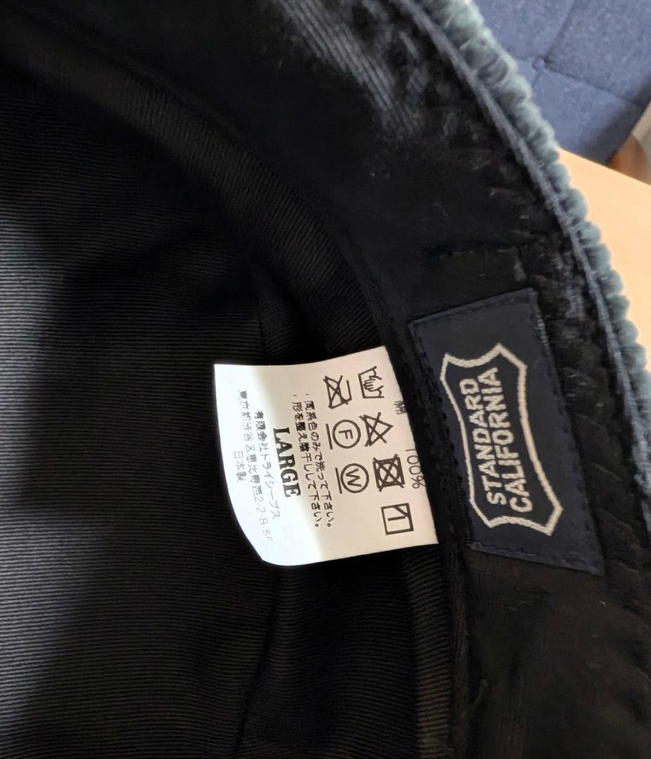 スタンダードカリフォルニア 即完売 コーデュロイ ニュースボーイキャップ